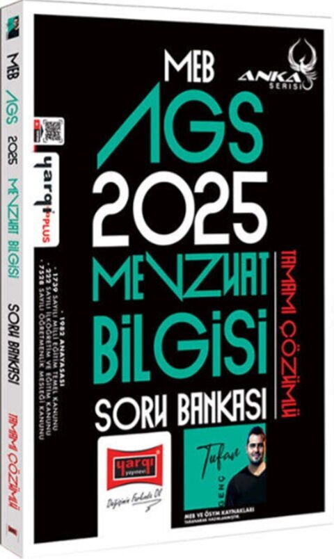 Yargı Yayınları 2025 MEB AGS Anka Serisi Mevzuat Bilgisi Tamamı Çözümlü Soru Bankası
