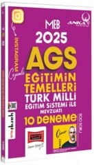 Yargı Yayınları 2025 MEB AGS Eğitimin Temelleri Türk Milli Eğitim Sistemi ile Mevzuatı 10 Deneme