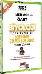 Yargı Yayınları 2025 MEB AGS ÖABT Biyoloji Öğretmenliği Son 5 Sınav Çıkmış Sorular