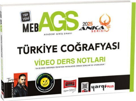 Yargı Yayınları 2025 MEB AGS Anka Serisi Türkiye Coğrafyası Video Ders Notları