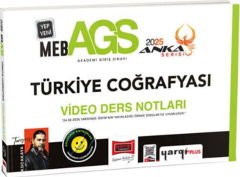 Yargı Yayınları 2025 MEB AGS Anka Serisi Türkiye Coğrafyası Video Ders Notları